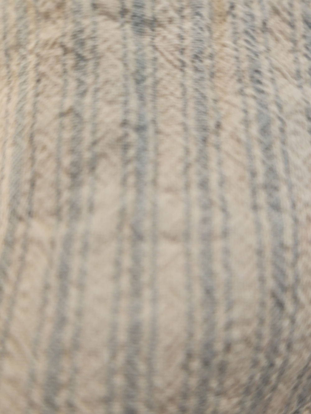Free People Striped Cotton Pants in Cream & Blue Size Large - Picture 9 of 12